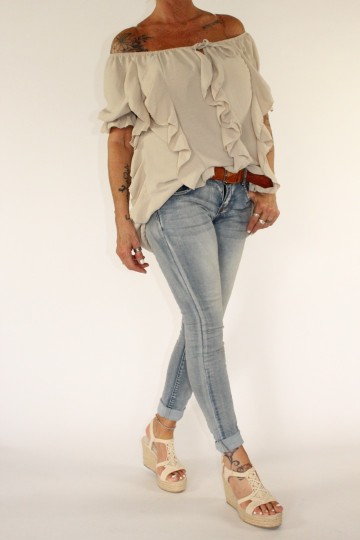 Top iris beige 2