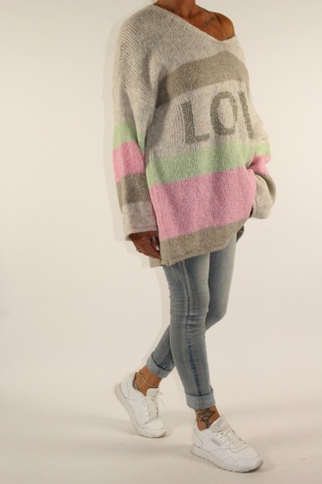 Trui love beige 3