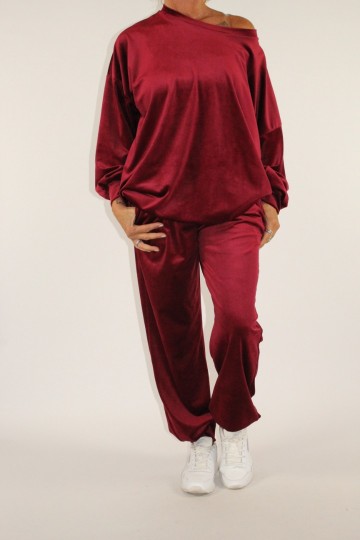 Velours set bordeaux 2
